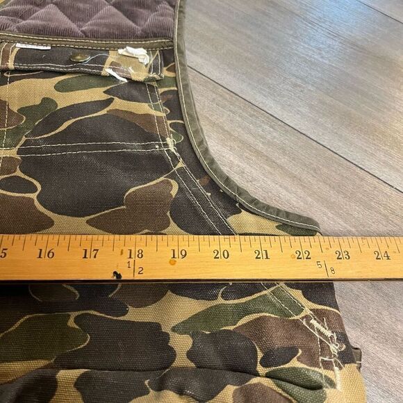 Vintage Carhartt Duck Camo Vest Mens Large - Picture 5 of 7